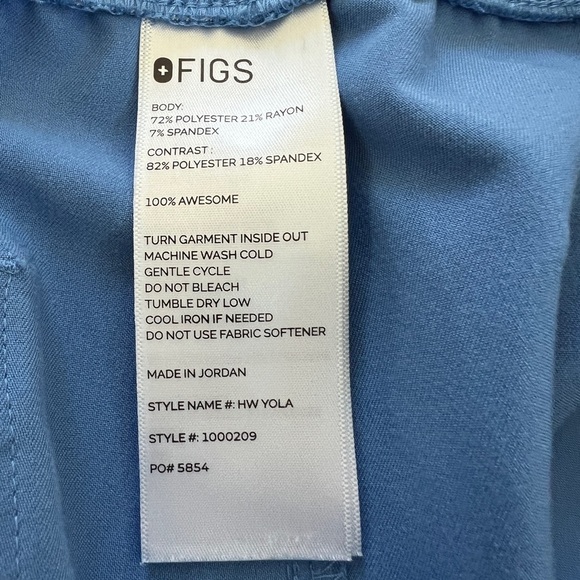 Fight Women's Blue Scrubs Pants Size XLT - Picture 3 of 4